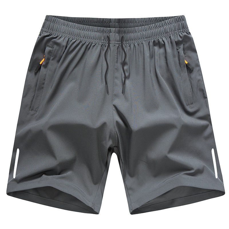 Men's ice silk quickdry 5 inch sports beach shorts in multiple colors