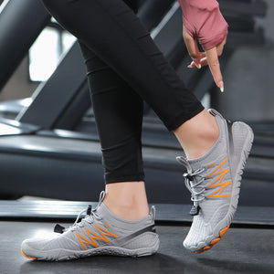 Lightweight non-slip indoor training sneakers in various colors and sizes