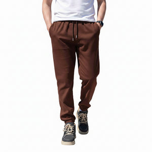 Men's high elasticity anti-wrinkle casual pants in tapered fit