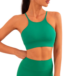 Sleeveless sports fitness back-shaping bra in multiple colors and sizes