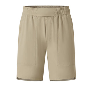 Men's quick-dry ice silk summer shorts in various colors for fitness and running