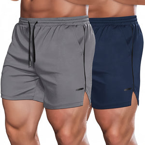 Men's running training mesh fitness shorts in various colors