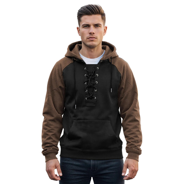 MEN'S DRAWSTRING HOODED SWEATSHIRT