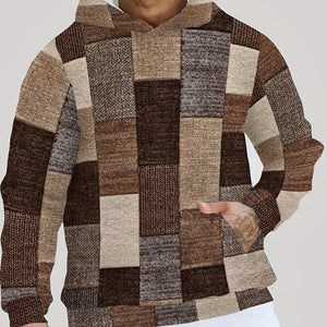 Men's casual versatile hooded sweatshirt in multiple colors and sizes