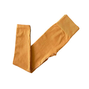 Ribbed high waist yoga leggings for women in various colors and sizes