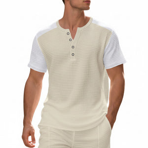Men's loose fit casual short sleeve t-shirt in various colors