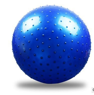 Inflatable yoga fitness ball in various colors and sizes for exercise and fitness