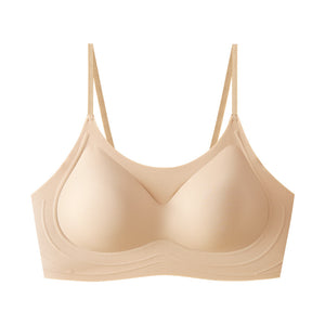 Backless invisible wireless bra in Invisible Skin and Elegant Black colors