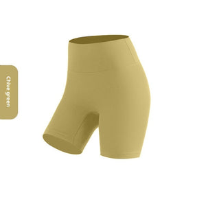 High waist women's yoga shorts in various colors
