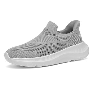 Men's breathable casual sports shoes in multiple colors with mesh upper and soft sole