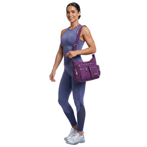 WOMEN WATERPROOF NYLON CROSSBODY SHOULDER BAG