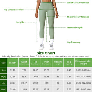 Women's high waist compression yoga leggings in multiple colors
