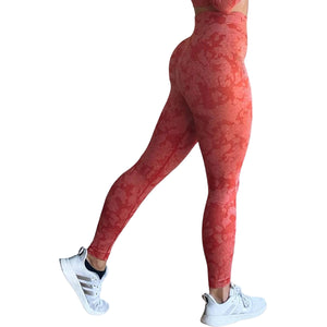 Women's push up butt leggings in various camo and leopard print colors