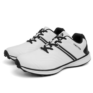 Waterproof men's lightweight athletic sneakers in various colors and sizes