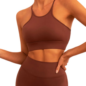Sleeveless sports fitness back-shaping bra in multiple colors and sizes
