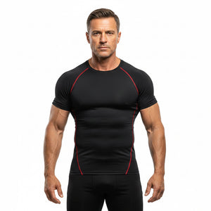 Men's quick drying short sleeve workout t-shirt in various colors