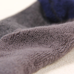 Cotton stitching children's socks in army green color