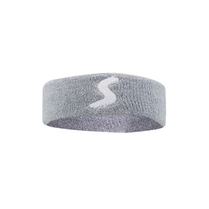 Cotton fitness headband available in red, black, blue, and yellow colors