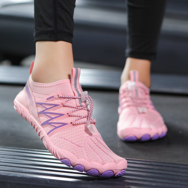 Lightweight non-slip indoor training sneakers in various colors and sizes