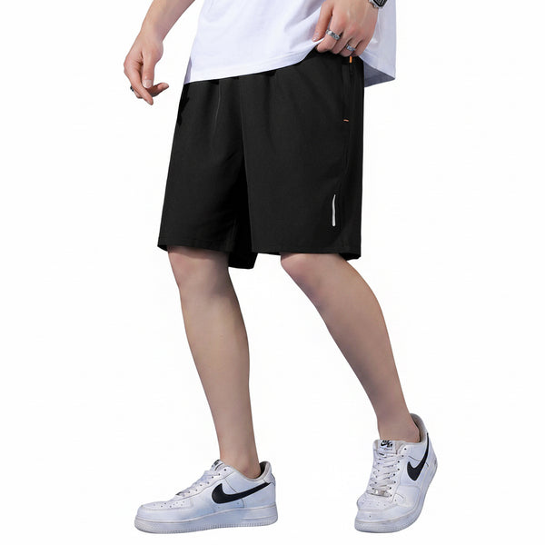 MEN ICE SILK QUICKDRY 5 INCH SPORTS BEACH SHORTS