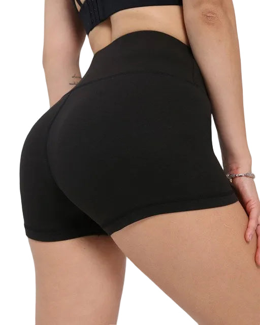 WOMEN'S SEAMLESS BIKER WORKOUT SHORTS
