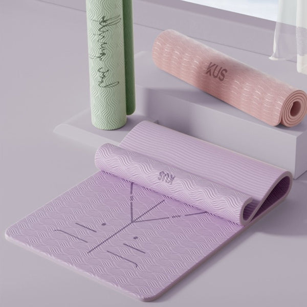 PREMIUM NON-SLIP YOGA MAT WITH BINDING ROPE