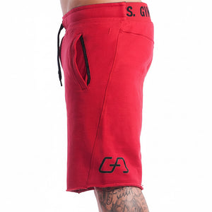 Slim five-point stretch running shorts for men in multiple colors