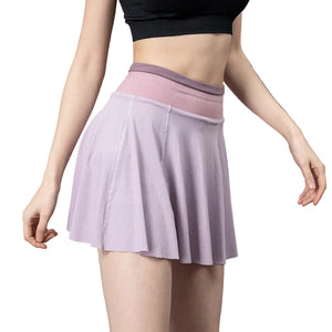 Women’s high waist tennis skort with phone pocket in multiple colors