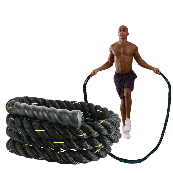 HEAVY-DUTY TRIPLE-STRAND FITNESS JUMP ROPE