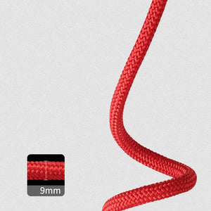 Professional double-bearing skipping rope with metal and silicone handles