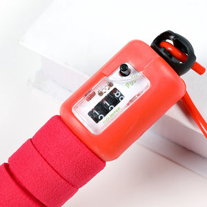 Professional electronic counting skipping rope with ergonomic handles in multiple colors