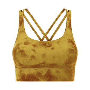 Shinbene tie dye sports bra in multiple colors for women fitness and yoga