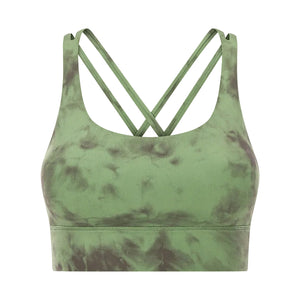 Shinbene tie dye sports bra in multiple colors for women fitness and yoga