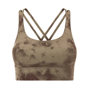 Shinbene tie dye sports bra in multiple colors for women fitness and yoga
