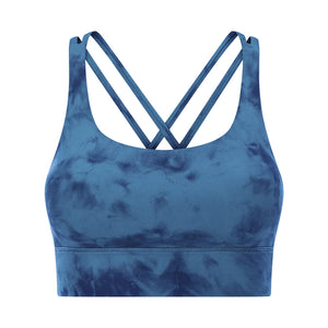 Shinbene tie dye sports bra in multiple colors for women fitness and yoga