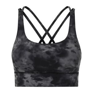 Shinbene tie dye sports bra in multiple colors for women fitness and yoga