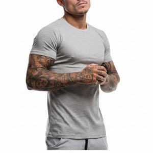 Men's breathable short-sleeved running t-shirt in various colors