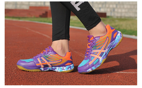 LIGHTWEIGHT COLORFUL TENNIS AND BADMINTON SHOES