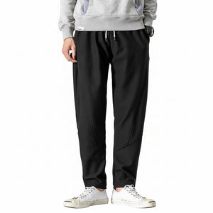 Men's slim fit harem casual pants with belt in various colors