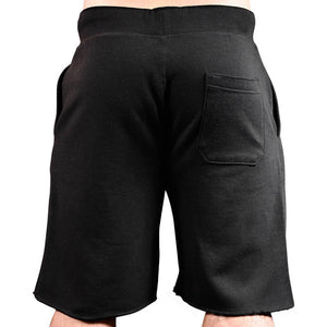 Men's cotton casual running shorts with big print in various colors
