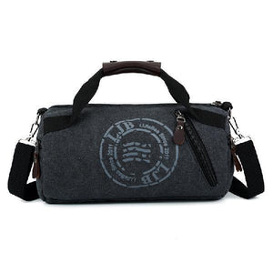 Canvas large-capacity portable travel shoulder bag in various colors