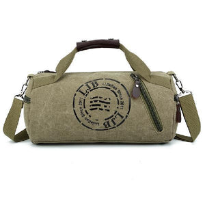 Canvas large-capacity portable travel shoulder bag in various colors