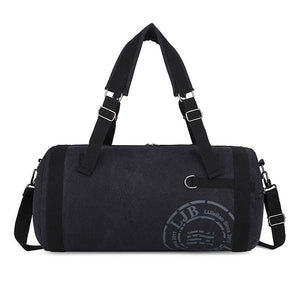 Canvas large-capacity portable travel shoulder bag in various colors