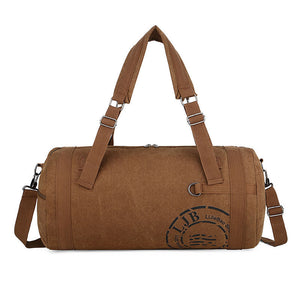 Canvas large-capacity portable travel shoulder bag in various colors
