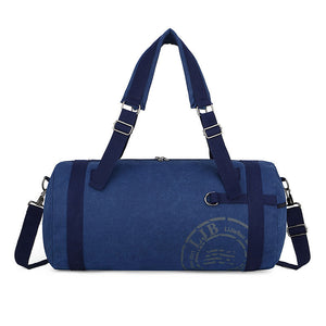 Canvas large-capacity portable travel shoulder bag in various colors