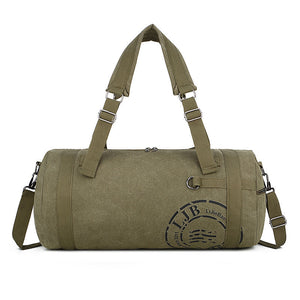 Canvas large-capacity portable travel shoulder bag in various colors