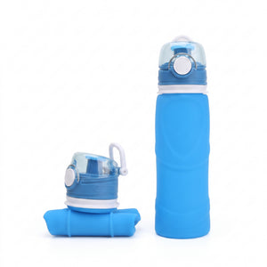 SILICONE FOLDING TRAVEL WATER BOTTLE