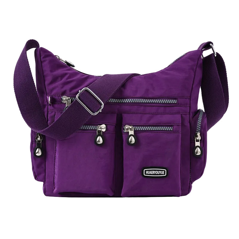 WOMEN WATERPROOF NYLON CROSSBODY SHOULDER BAG