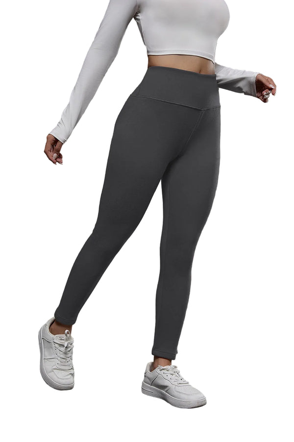 WOMEN'S VELVET HIGH WAIST LIFT HIP SPORTS LEGGINGS