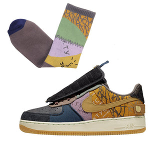 Cotton stitching children's socks in army green color